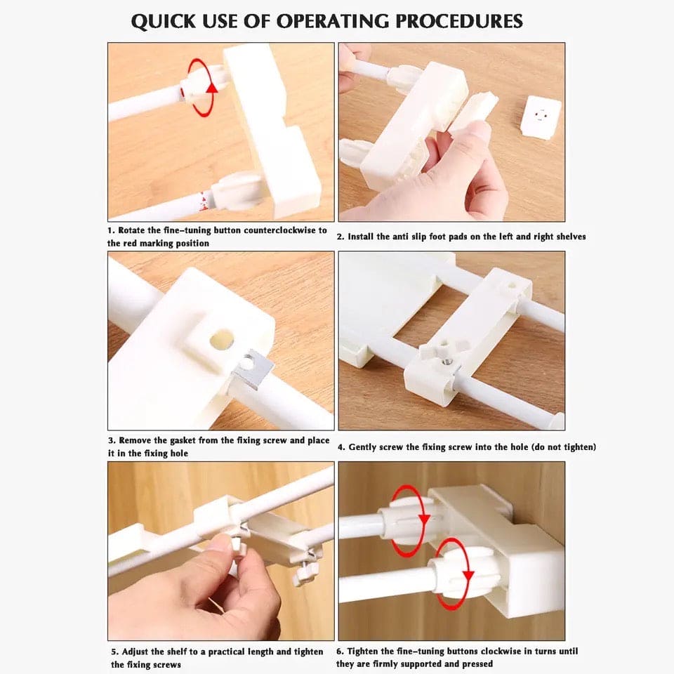 Telescopic Rod Rack, Adjustable Closet Storage Shelve, Wall Mounted Partition Separator Board, Window Sill Retractable Storage Rack, Multipurpose Shelves Cabinet Holder, Retractable Gap Storage Rack Telescopic Rod Rack, Adjustable Closet Storage Shelve, Wall Mounted Partition Separator Board, Window Sill Retractable Storage Rack, Multipurpose Shelves Cabinet Holder, Retractable Gap Storage Rack